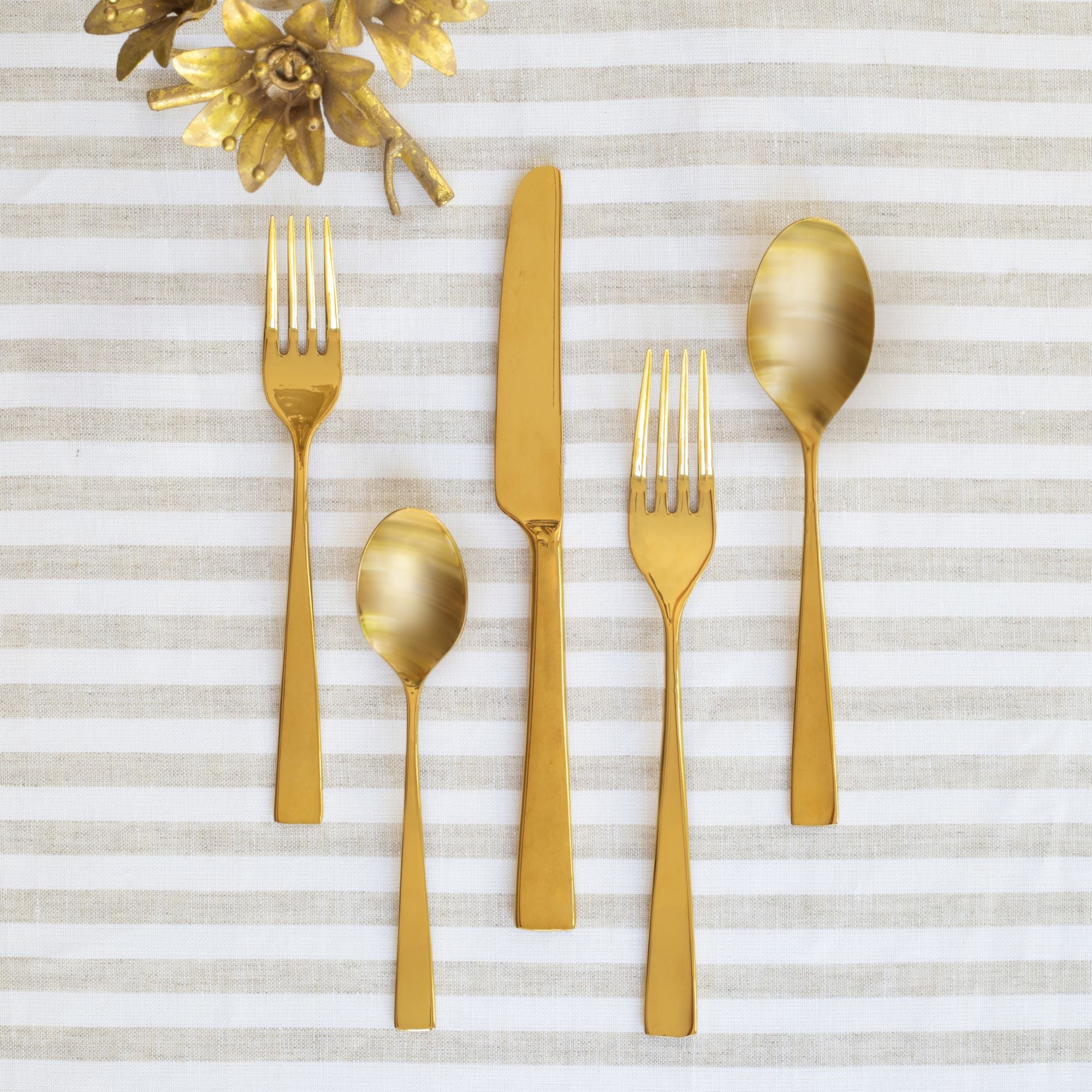 Argento Gold flatware by Gorham