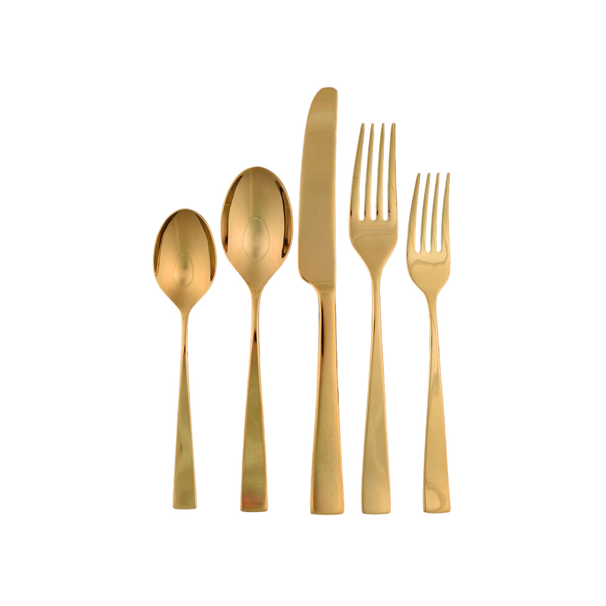 Argento gold stainless flatware by Gorham