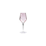 Contessa pink wine glass by Vietri
