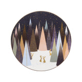 Frosted Pines 9" round platter by Portmeirion