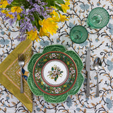 Christmas Rose salad plate brings lush florals to any seasonal table.