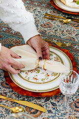Add finishing touches to your table with linens and accessories.