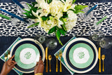 Fern + Ink Table Setting by. Cheryl Luckett