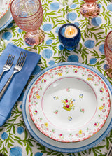 Cape May table setting with Villeroy & Boch Cottage salad plate.