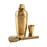 Tuscany Classics 3-Piece Gold Finish Bar Tools Set with Jigger, Strainer, and Shaker by Lenox