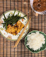 Tofu and Green Beans with Chili Crisp