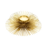 Spiky gold tealight holder by Saro Lifestyle