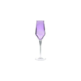 Contessa champagne flute in lilac by Vietri