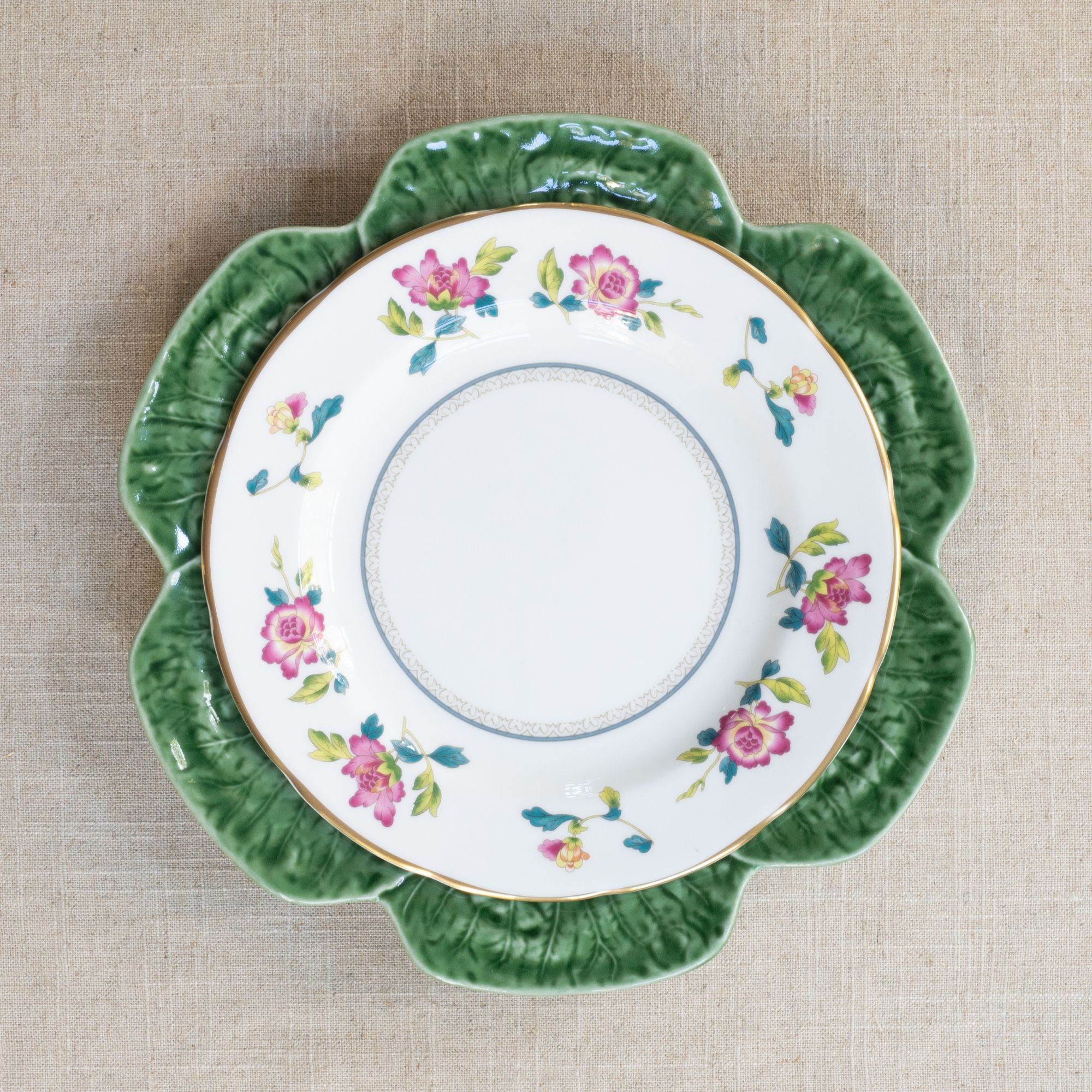 Cabbage Green Dinner Plate Set