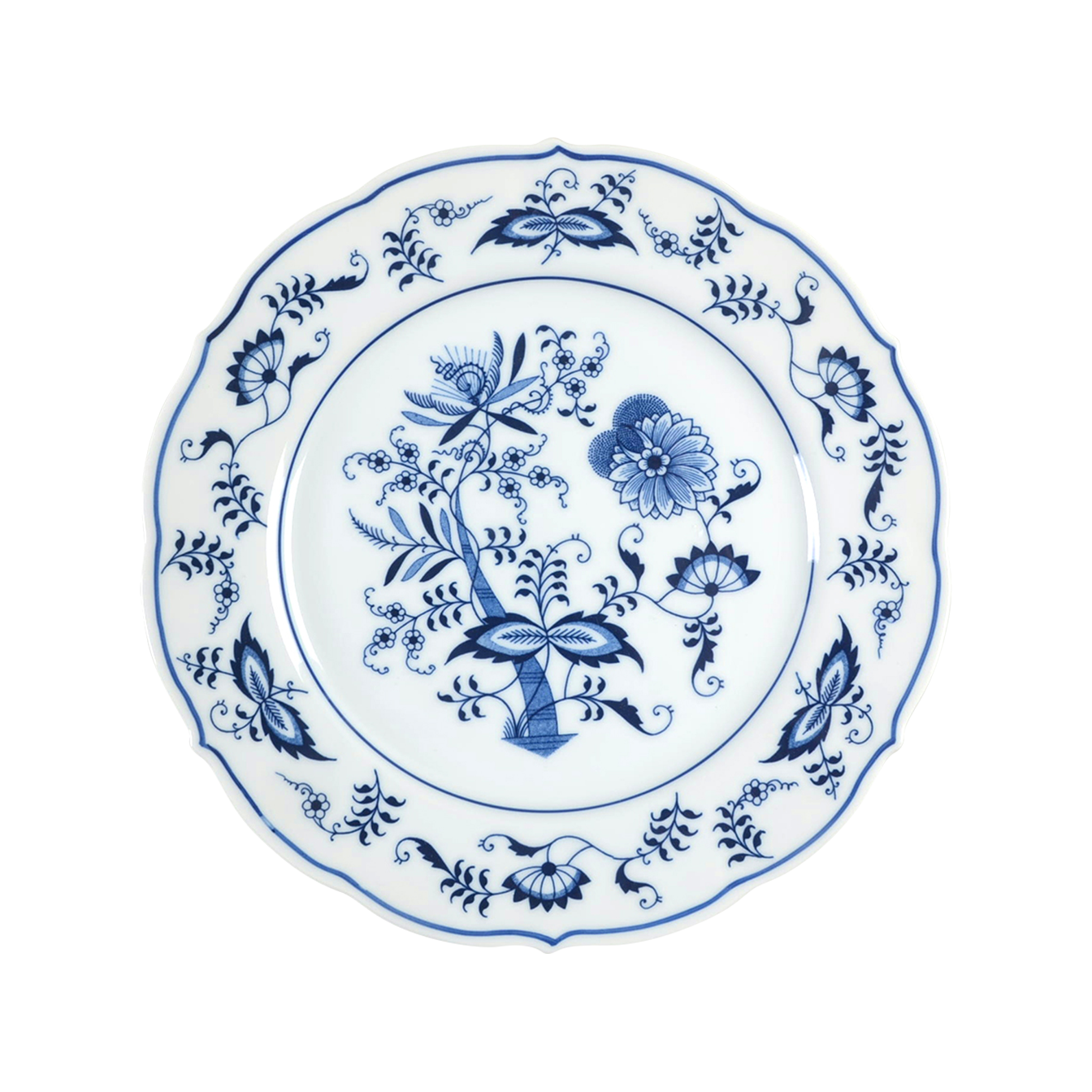 Blue Danube dinner plate