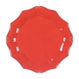 Vintage Port Red dinner plate by Casafina