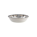 Decorative bowl with floral pattern on a white background