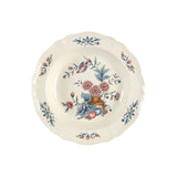 Decorative ceramic bowl with floral pattern on a white background