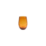 Iris Amber stemless wine glass by Artland