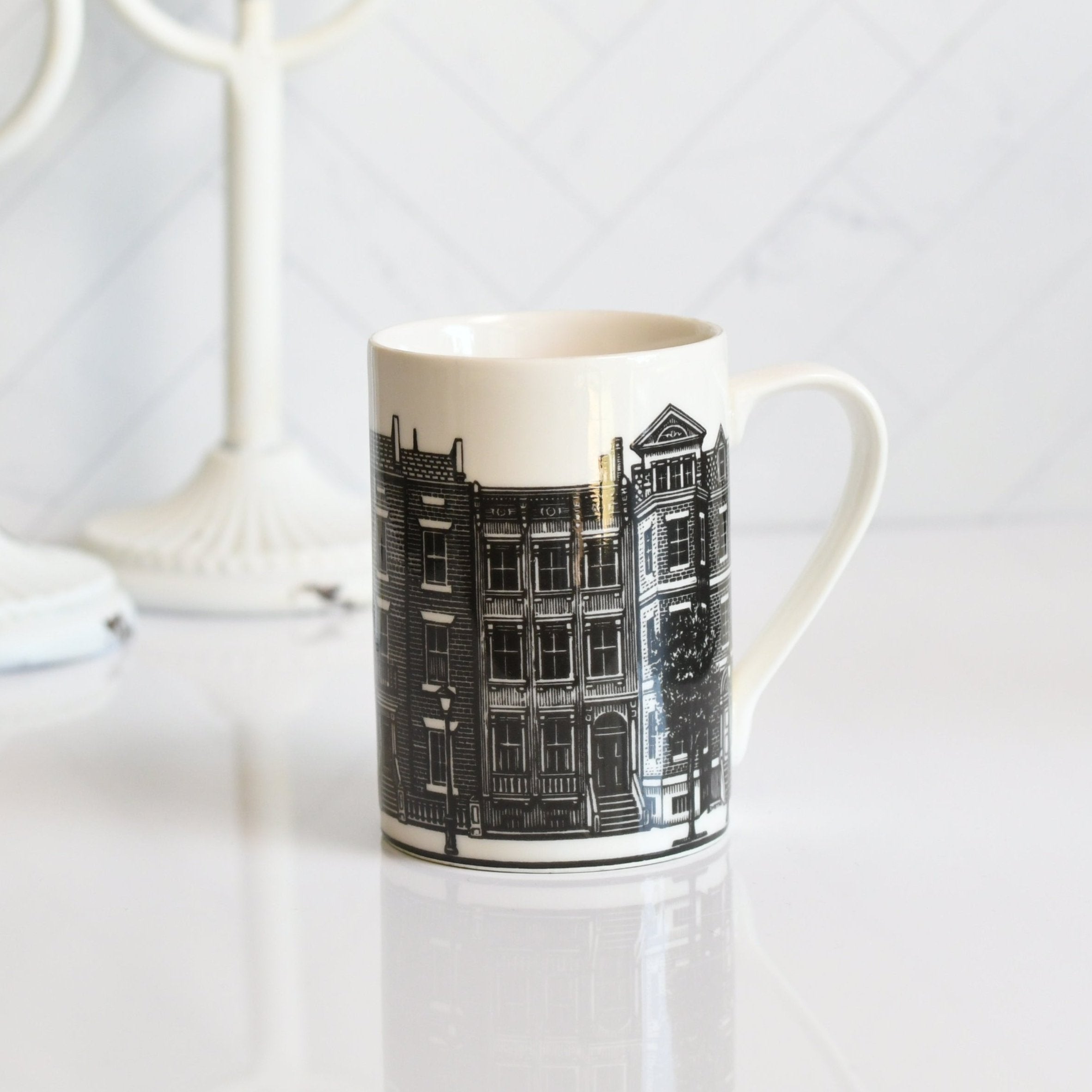 Brownstone mug brings classic character to your favorite hot beverage.