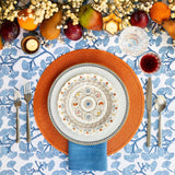 Spode Florence salad plate as the highlight of a fall tablescape