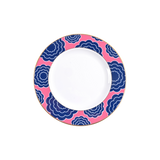 Galleria navy flower salad plate by Lenox