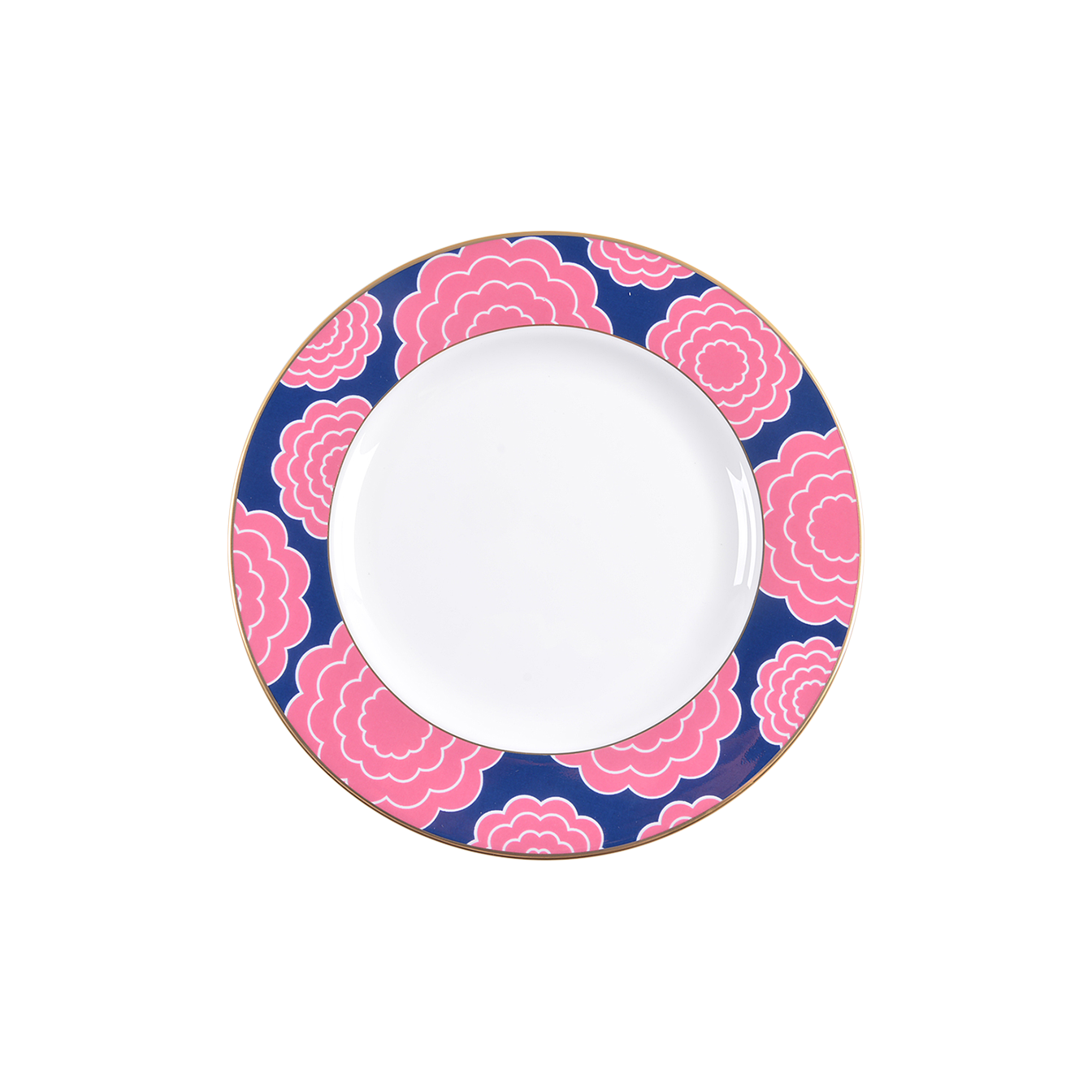 Galleria pink flower salad plate by Lenox