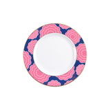 Galleria pink flower salad plate by Lenox