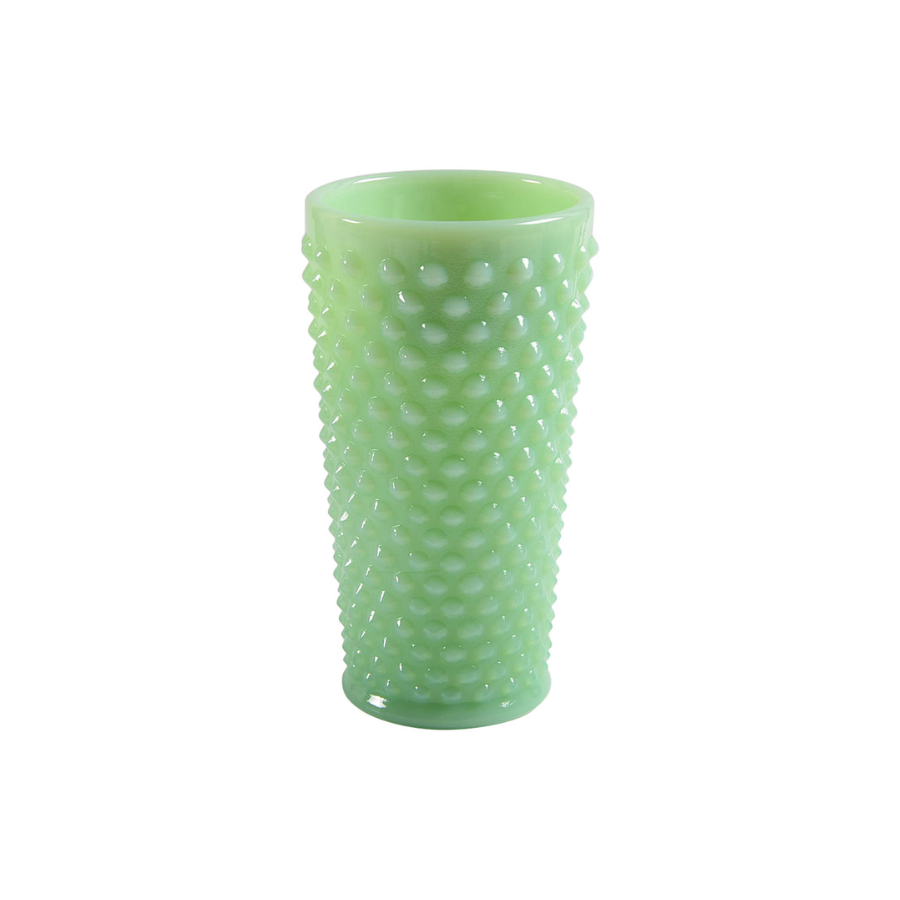Jadeite hobnail iced tea glass.