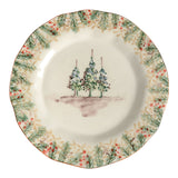 Natale dinner plate by Arte Italica