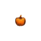 Small topaz crackle pumpkin by Blenko