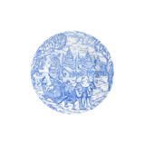 Santa Blue salad plate by Queen's