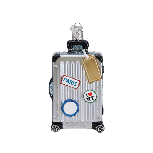 Rolling Suitcase Ornament