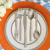 Stephanie Stainless Five-Piece Place Setting – Set of 4