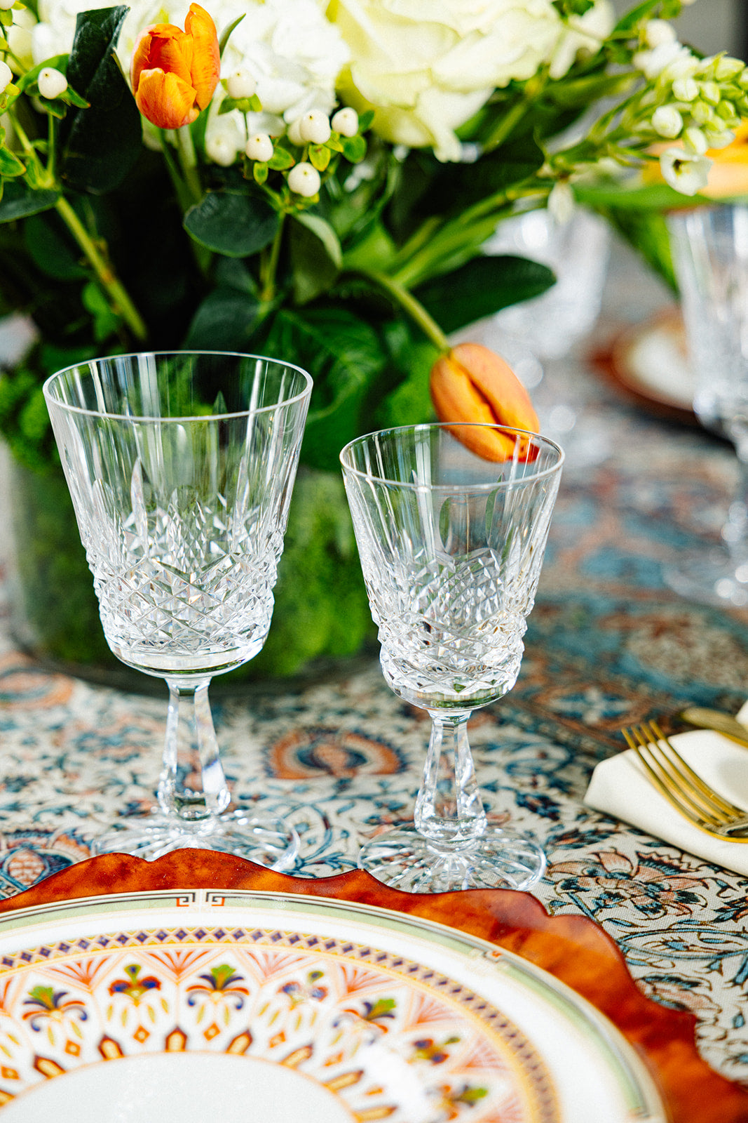 Kenmare stemware by Waterford