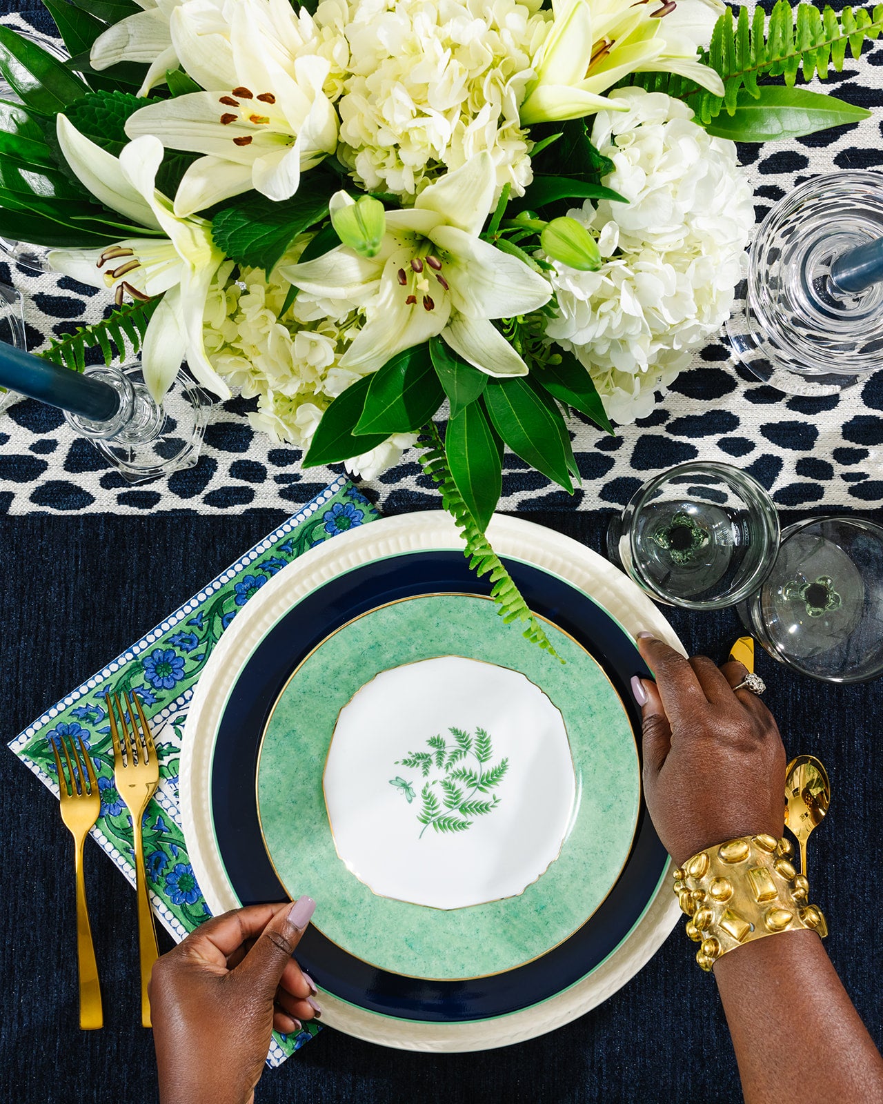 Fern + Ink tablescape