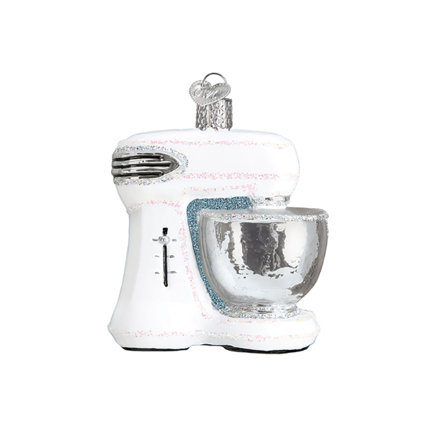 White Mixer Ornament
