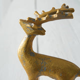 Golden reindeer detail