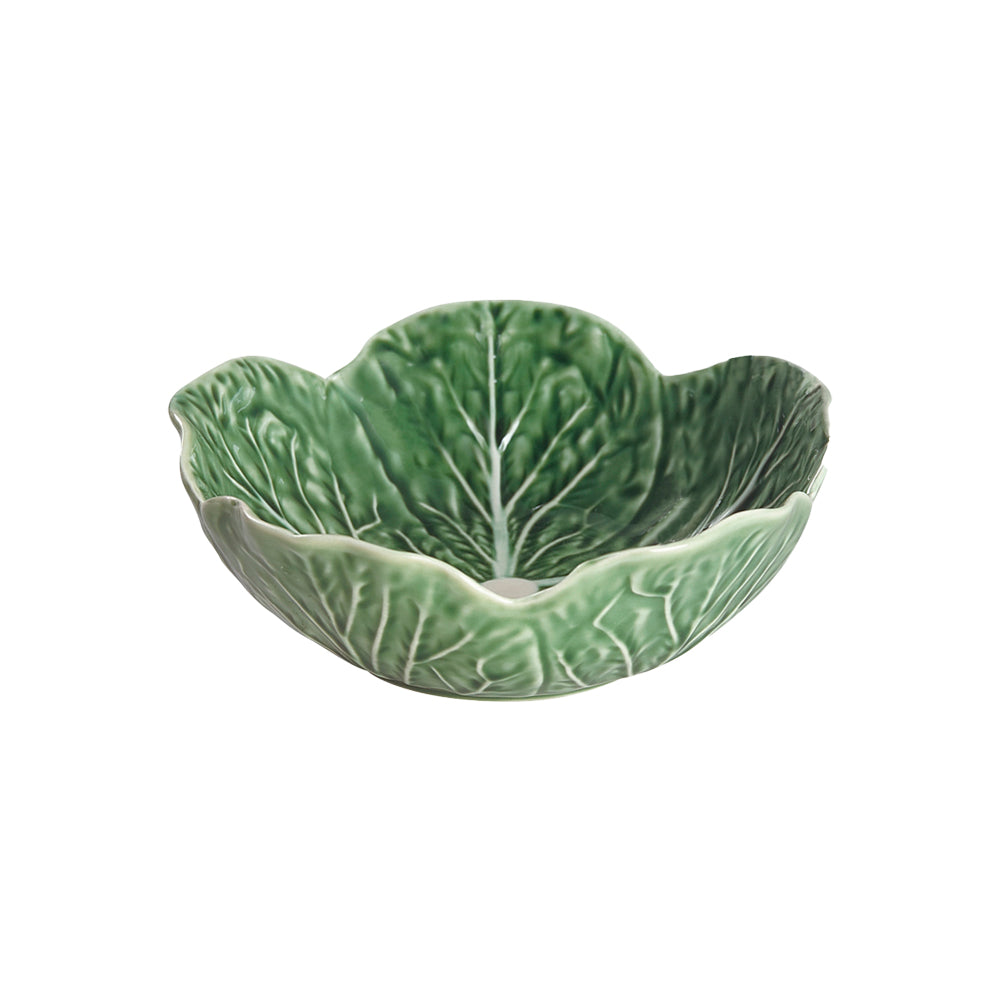 Cabbage Green cereal bowl by Bordallo Pinheiro