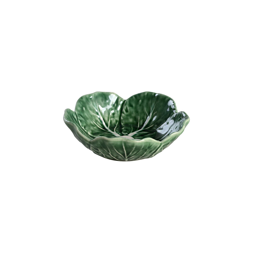 Cabbage Green fruit bowl by Bordallo Pinheiro