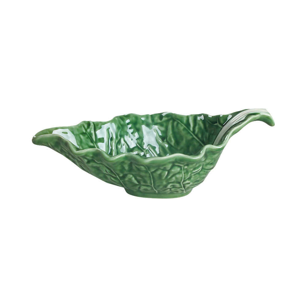 Bordallo Pinheiro Cabbage Green Gravy Boat