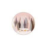 Frosted Pines - Deer Family Salad Plate by Portmeirion