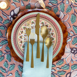 Sonoma Sun with Argento-Gold Luster Flatware